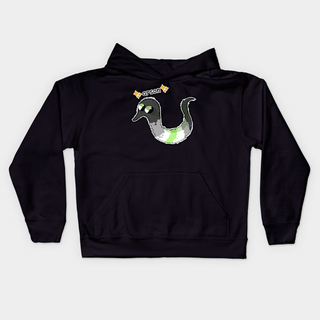 politically charged arson- Agender Variant Kids Hoodie by Brewing_Personalitea